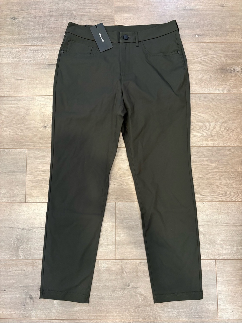 NWT Public Rec Workday 2.0 Dealmaker 5-Pocket Performance Pants 31x30 Dark Olive